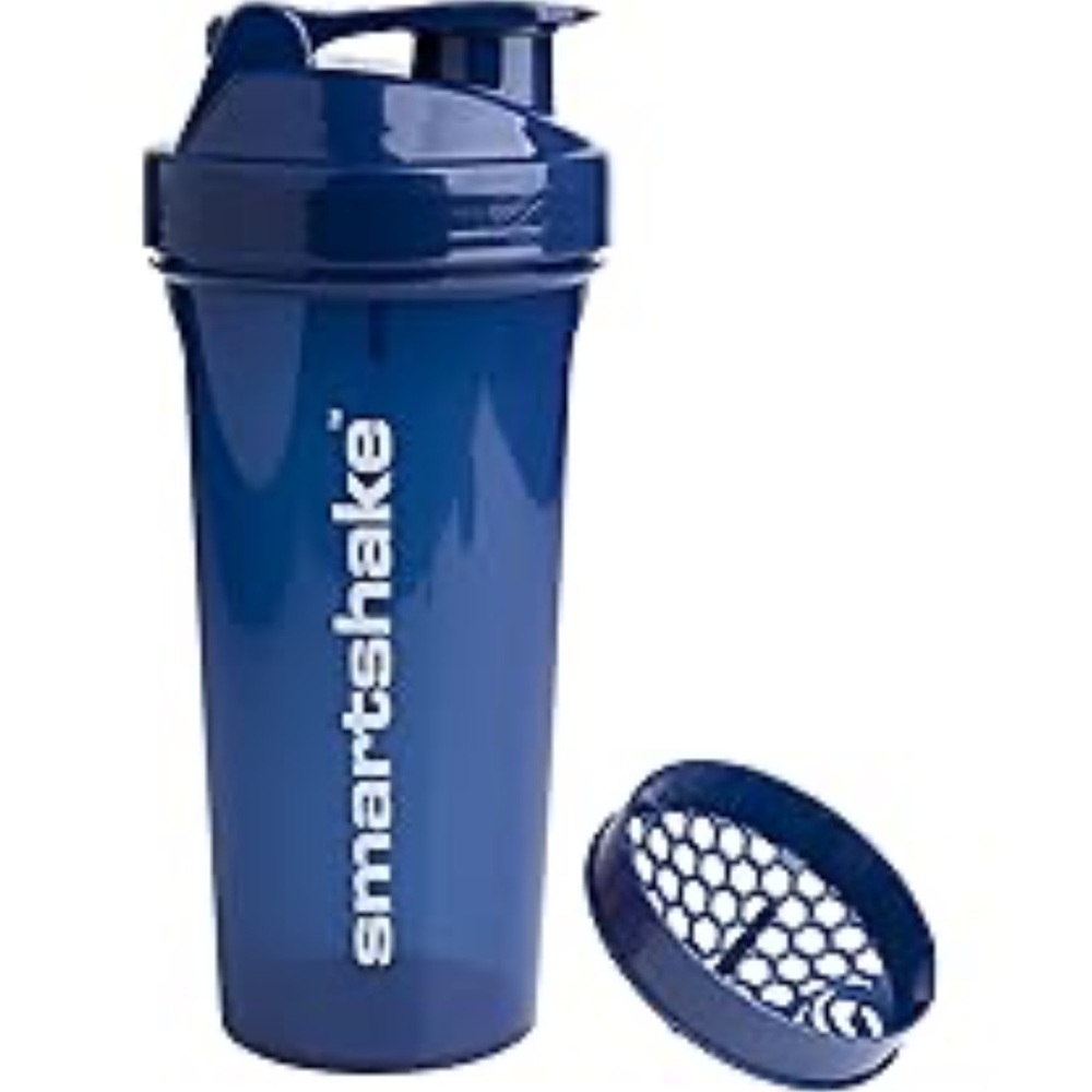 Smartshake Glossy Lite Protein Shaker Bottle 600ml Leakproof BPA Free
